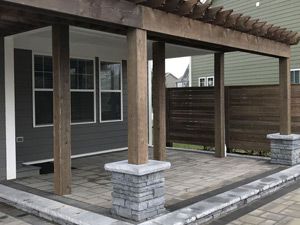 After Patio with Pergola Installation