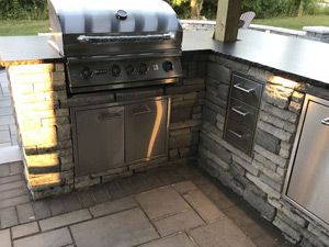 After Outdoor Kitchen Installation