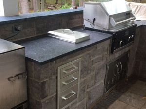 After Outdoor Kitchen Features Installation