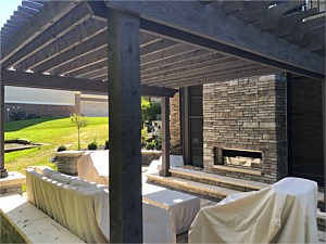 Outdoor Fireplace & Pergola, Greenwood, IN