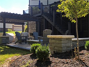 Outdoor Fireplace & Pergola, Indianapolis, IN