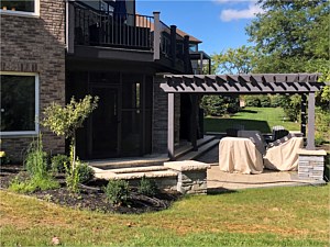 Outdoor Fireplace & Pergola, Warren, IN