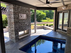 Outdoor Fireplace & Pergola, Pike Township, IN