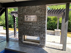 Outdoor Fireplace & Pergola, Perry Township, IN